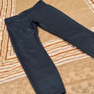 Athleta Gray Elation Ultra High Rise Tights, Polyester Blend, Machine Wash, S